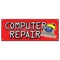 Signmission COMPUTER REPAIR BANNER SIGN monitor screem mouse keyboard network fix design B-Computer Repair - alternate 1